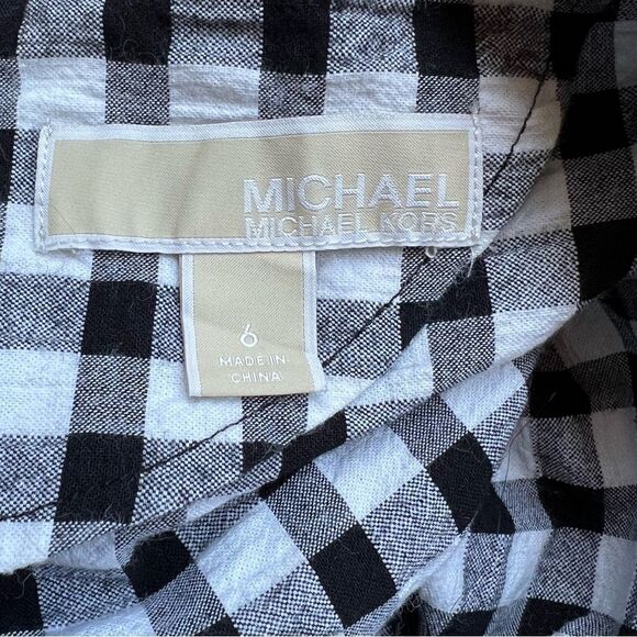 MICHAEL MICHAEL Kors Blouse Black/white Size 6 - Picture 3 of 7